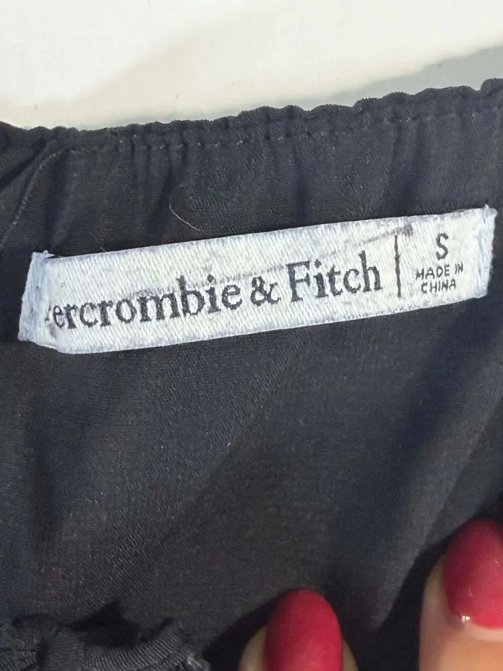 Abercrombie & Fitch Black Strapless Keyhole Cutout Maxi Dress